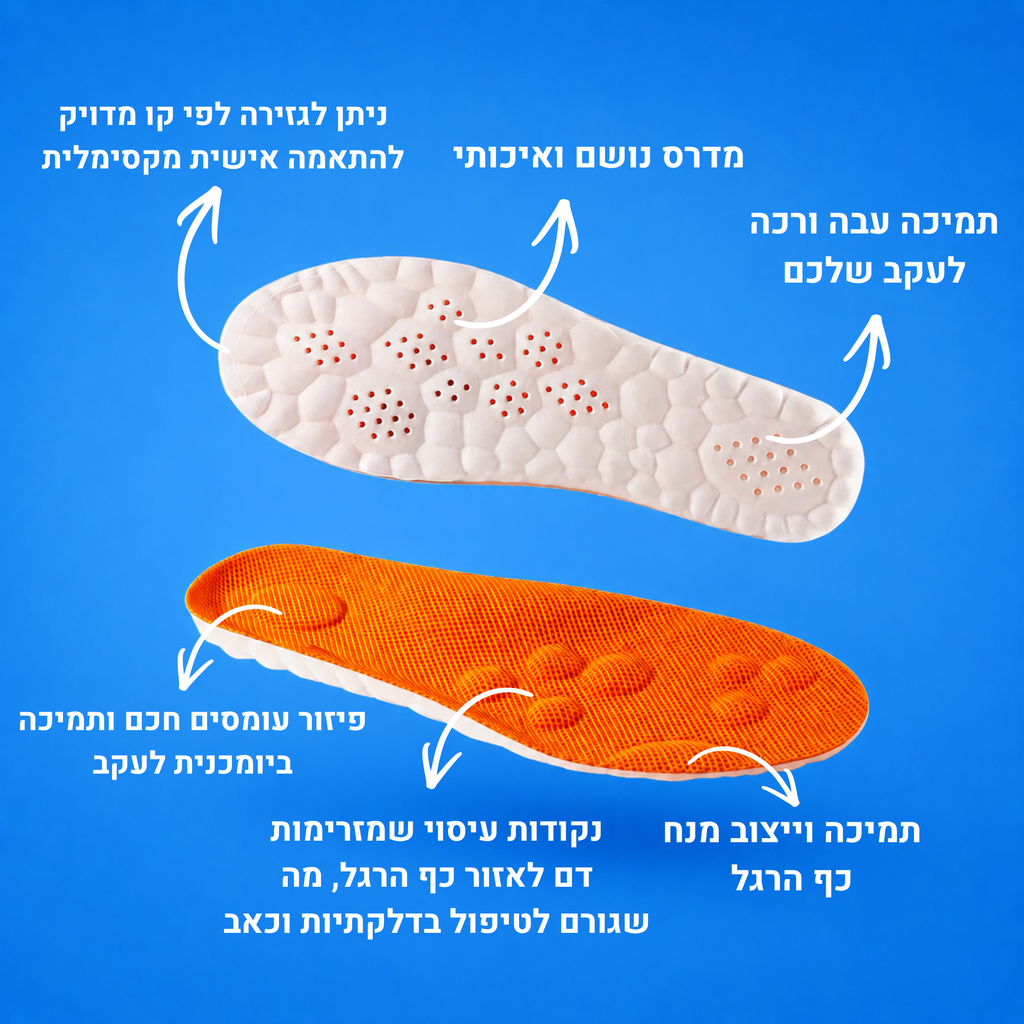 ZenStep - המדרס שמבין את כף הרגל שלך